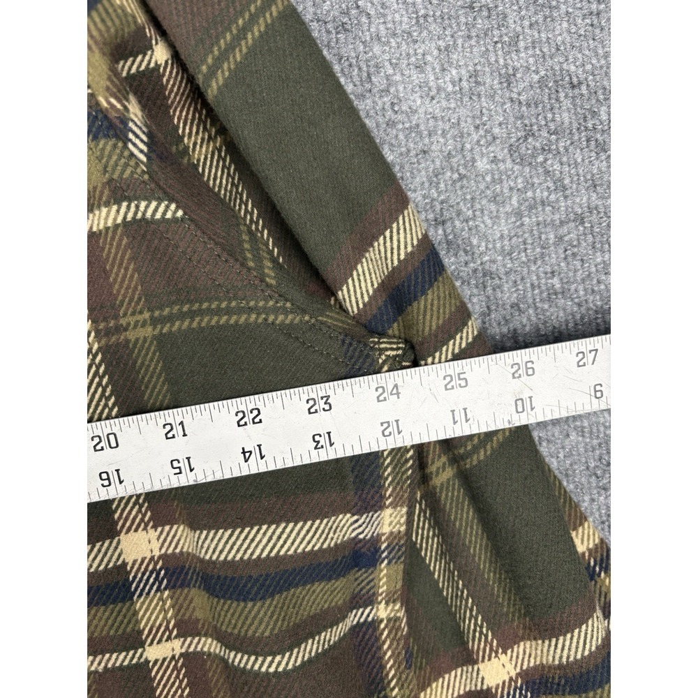 Orvis Big Bear Heavyweight Flannel Shirt Men XL Tall Pine Plaid NWT 1312517 - Picture 10 of 12